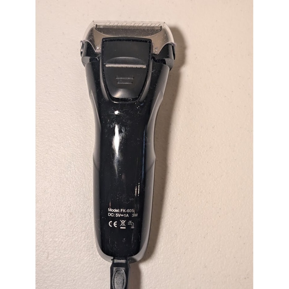 Electric Foil Shaver Rechargeable Wet/Dry Razor USB Model FK-605 Unused Tested - Picture 4 of 5